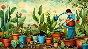 сонник поливать растения