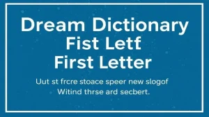 Dream dictionary first letter dream dictionary meaning of dreams w. e09a8758
