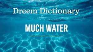 Dream dictionary of much water dream dictionary much water and its meaning
