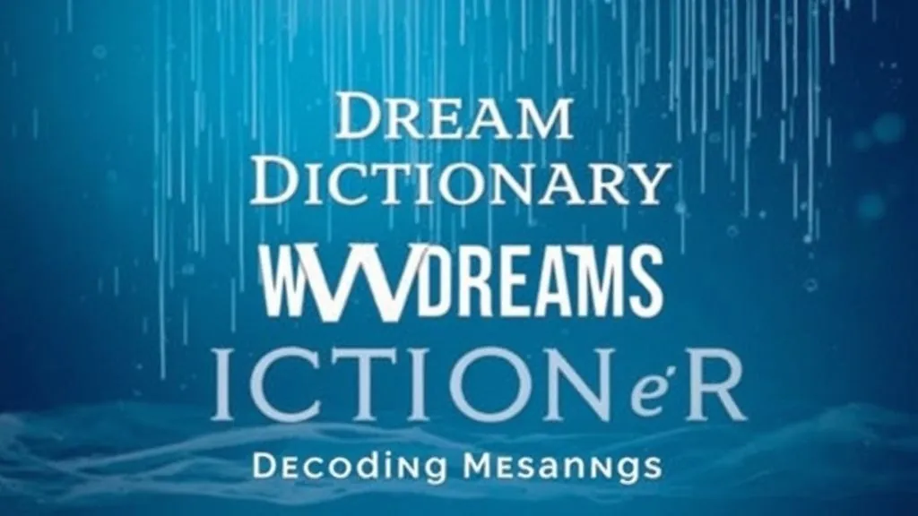 Dream dictionary wet secrets of wet dreams decoding meanings