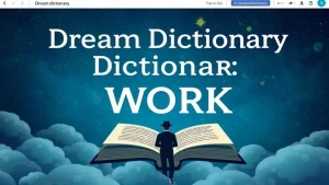 Dream dictionary work dream dictionary immersion in the world of d. 40d126d8