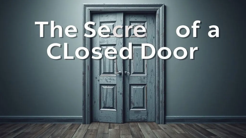 Dream interpretation of a closed door the secrets of a closed door in dreams
