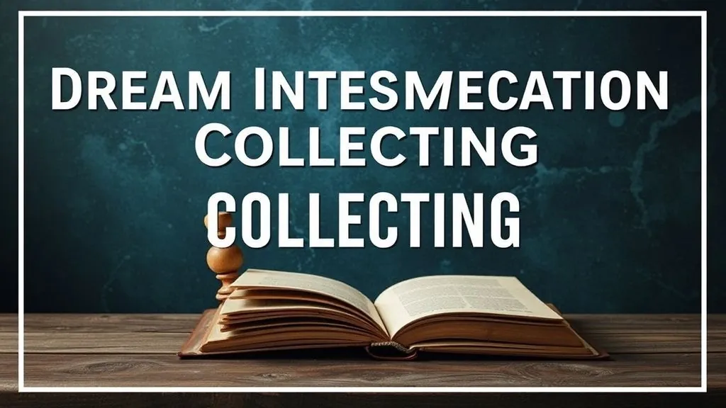 Сонник толкование собирать — Тайны снов: Исследование значений собирать