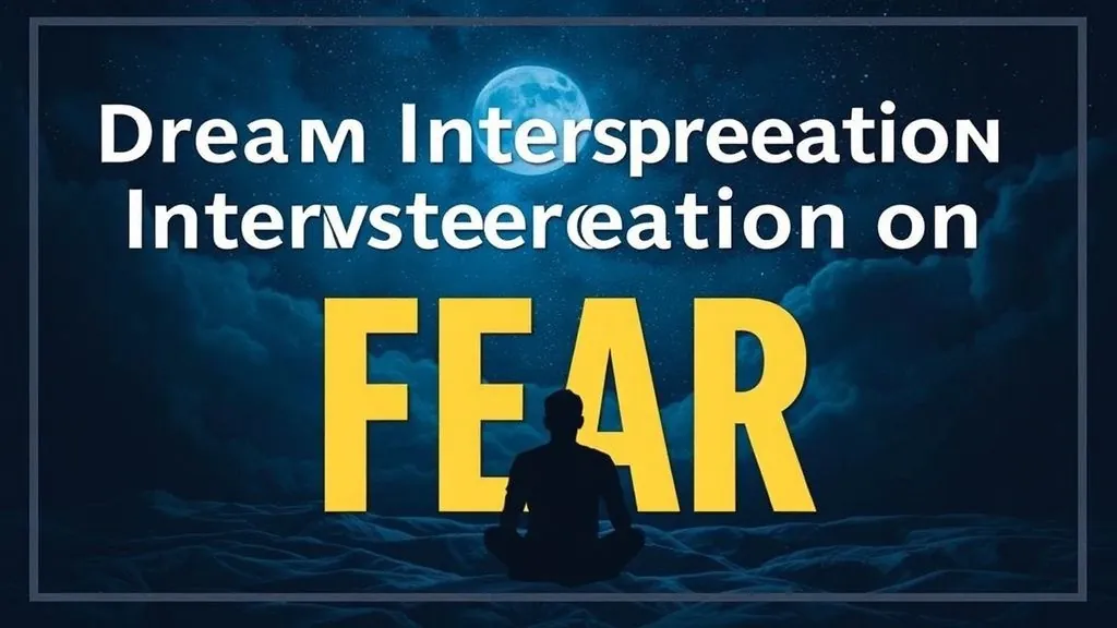 Dream interpretation of fear understanding your night visions