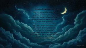 Dream interpretation poem secrets of night visions poetic interpre. 07167674