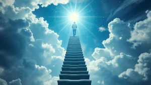 Harmony and ascension interpretation of a dream about a staircase upwards