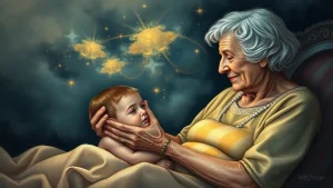 A living grandmother dreamed of her granddaughter dreams about gra. 6dbede91