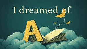 I dreamed of letters the mysteries of letters what their appearanc. 1e4fdcbf