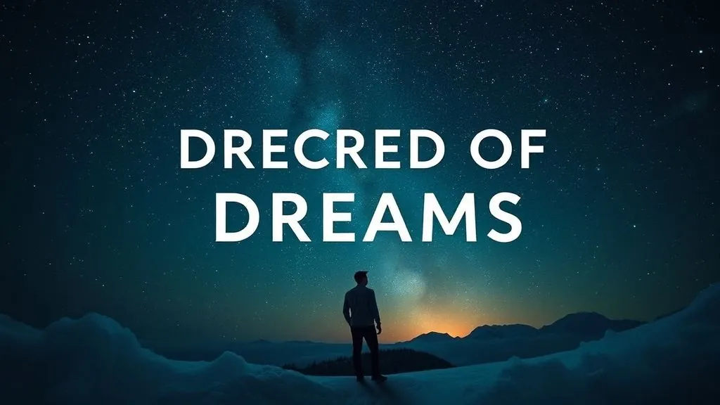I dreamed of recording secrets of dreams the art of recording your nights